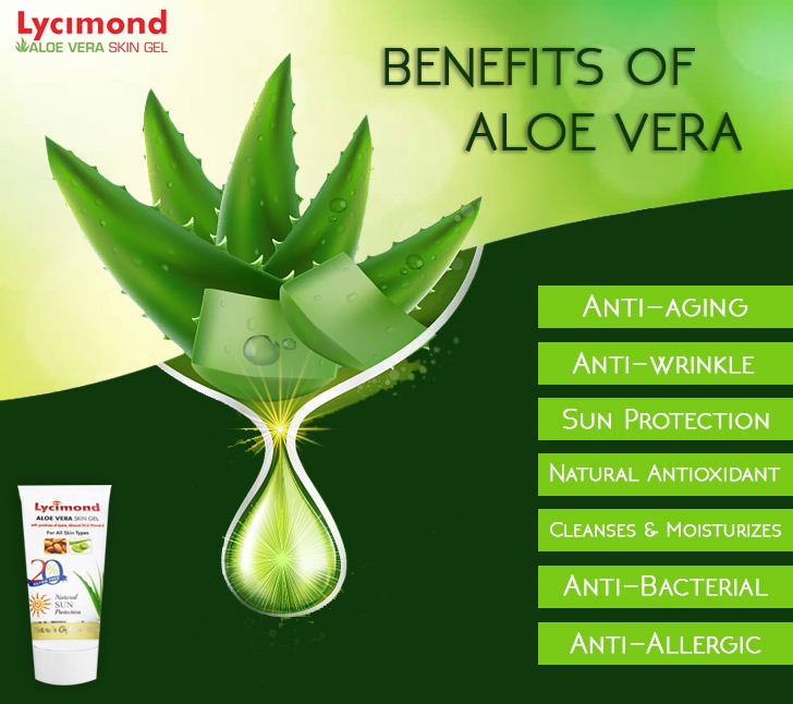 Aloe Vera Benefits Lycimond Aloe Vera Skin Gel