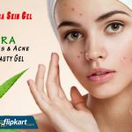 Aloe Vera benefits acne pimples face model
