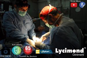 Surgeons with lycimond in Operation theater